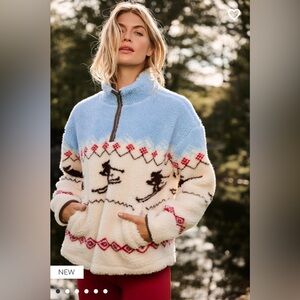 Altar’d State Ski Girl Sherpa Pullover - S